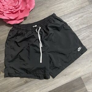 NIKE Mens Sz XXL Sportswear Club Flow Woven Lined Shorts Black Normcore Active